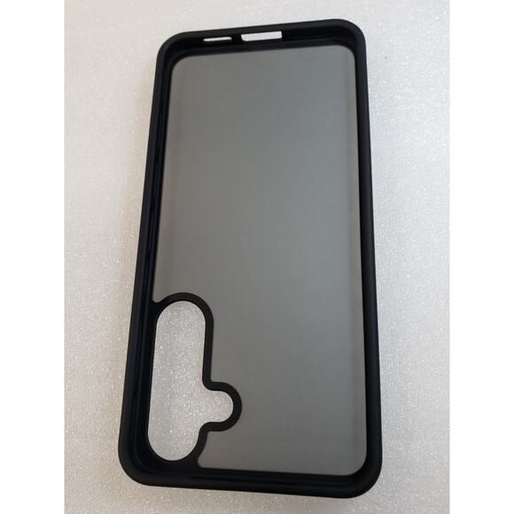 TORRAS Case for Samsung Galaxy S25 Plus. Frosted Matte Black. Button Replacement - Picture 6 of 11